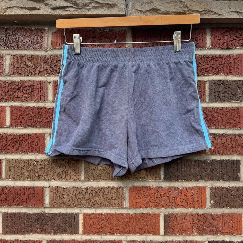 Prospirit Gray and Blue Lined Athletic Shorts